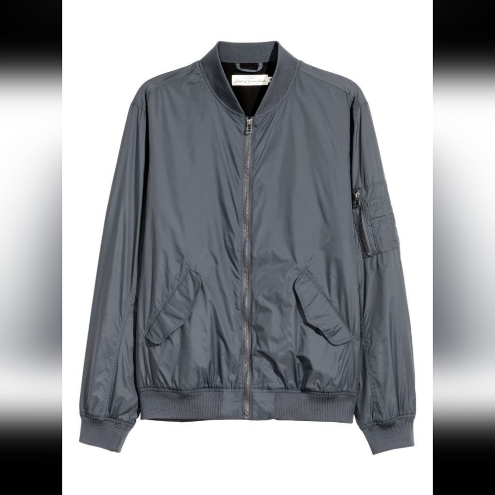 H&M nylon bomber jacket
